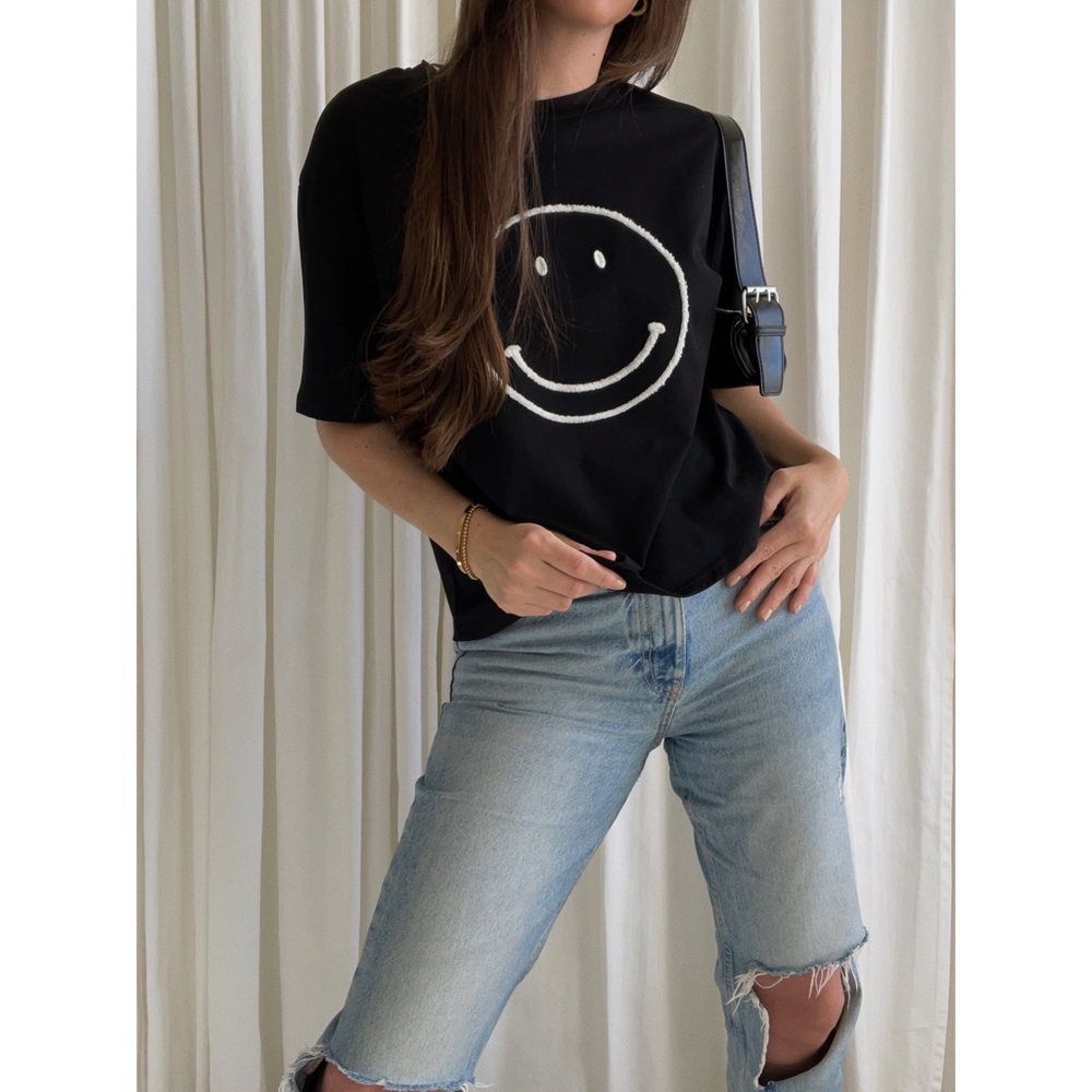 NEW • ALLEGRA TEE — In Black - Picture 5 of 6